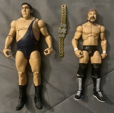 WWE Mattel Elite Hall Of Fame Andre The Giant & Ted Dibiase Million Dollar Belt  picture