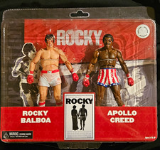 NECA Rocky Toys R Us Exclusive 2-Pack Figure Set Rocky Balboa & Apollo Creed NEW picture