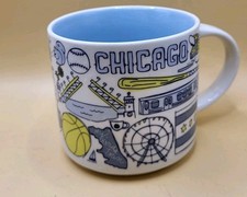 2018 Starbucks Chicago Mug Been There Series Collectible Cup 14 Oz picture