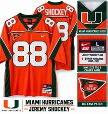 Miami Hurricanes Jeremy Shockey Jersey LARGE/Orange jersey picture