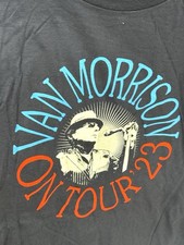 Van Morrison U.S. Tour 2023 Black 100% Cotton T-Shirt Exile Productions RN150598 picture