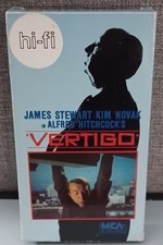 Vertigo (VHS, 1984) Alfred Hitchcock James Stewart Kim Novak picture