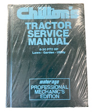 Chilton's Tractor Service Manual Lawn, Garden, Utility 8-30 PTO HP #7058 picture