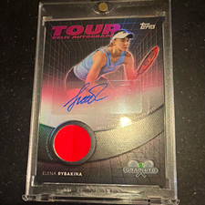 Topps 2026  Tennis Elena Rybakina Tour Relic Auto TRA-ERA 07/15 🔥 World #1 picture