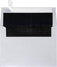 250 LUXPaper A7 Foil Lined Invitation Envelopes, Peel & Press, 5 1/4