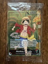 IN HAND One Piece TCG Card – Monkey D. Luffy OP13-001 – Grévin Paris Museum picture