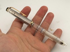 Very Rare Vintage Montblanc No 24 Fountain Pen - Clear Demonstrator - 14ct Nib picture