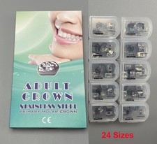 Dental Permanent Molar Crowns Adult Preformed Temporary Crown Stainless Steel picture