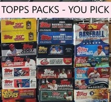 TOPPS 1990-2023 Unopened Baseball Card Packs Sealed MLB You Pick + Bonus HOF NEW picture