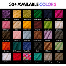 FabricLA Shaggy Faux  Fur Fluffy Fabric by the yard | Artificial Art & Craft picture