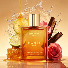 BELLAVITA LUXURY Honey Oud perfume 100ml, honey ebony oriental, warm and neutral picture