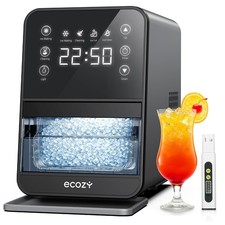 Nugget Ice Maker Countertop 40Lbs/24H Pebble Ice Machine TDS Meter Self-Cleaning picture