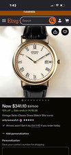 Seiko Chronograph Quartz Tachymeter Date Black Dial Silver Steel Bracelet picture