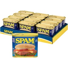 SPAM Classic Canned Meat 12 oz Can 12 Pack Luncheon Meat picture
