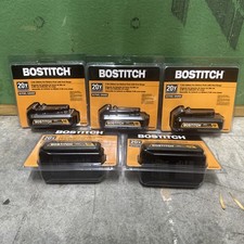 Lot of 5 Bostitch BCB203 20v 2.0Ah Lithium Ion Battery New picture