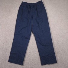 Alfred Dunner Classics Pull On Pants Women's 8 Proportioned Short Blue Pockets picture