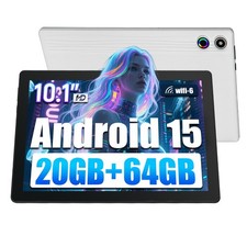 Tablet 10.1 inch Android 15 20GB+64GB WIFI 6 BT 5.3 IPS LCD HD Touchscreen picture