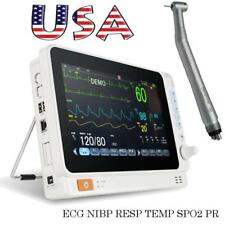 Medical ICU Vital Patient Monitor 6Parameter ECG/NIBP/SPO2/TEMP/RESP/PR USA picture
