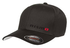 Nissan Nismo Car Logo Cap DTF Black 5001 Flexfit Baseball Hat S/M and L/XL picture