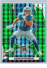 2022 Panini Mosaic - NFL Debut Aidan Hutchinson #287 Green Mosaic Prizm (RC) picture