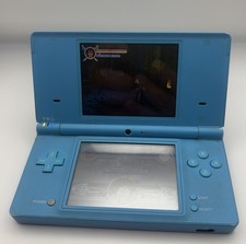 Nintendo DSI Blue Handheld Console Game System w/ Game Tested & Works charger picture