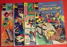 Vintage 1970s Comic Lot (4) Archie Scooby-Doo Funky Phantom Mod Wheels Gold Key picture