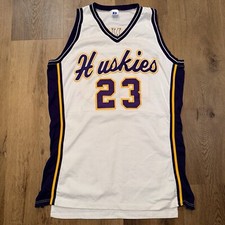 Washington Huskies Jersey Game Worn Team Issue Basketball Vintage 1990s Sewn 48 picture