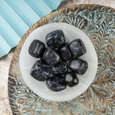 Indigo Gabbro Crystal Tumble Stone, Polished Stone for Meditation & Healing picture