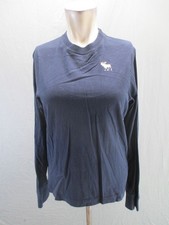 Abercrombie Size XL Kids Blue 100% Cotton Long Sleeve Casual Comfy Pull Over 121 picture