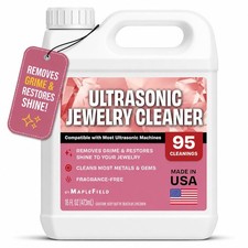 Maplefield Ultrasonic Jewelry Cleaner Solution Concentrated Formula & Ultras... picture