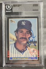 1985 Donruss - Don Mattingly #295 Signed Auto Card BAS Authenticated One Owner. picture