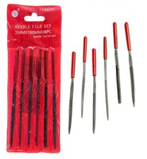 Sona Enterprises 6pc Needle File Set 4 inch length 2mm x 100mm ~ 7386DNF picture