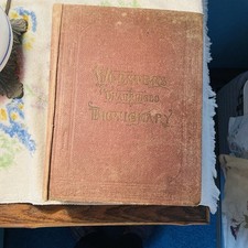 Antique 1870-80s Webster's Unabridged American Dictionary J. Potter & Co Ltd. picture