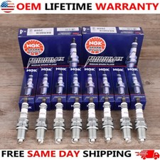Set of 8 NGK BKR8EIX Iridium Spark Plugs Racing Colder Genuine 2668 USA picture
