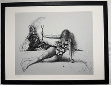 Salvador Dali Drawers of Memory Giclee 4/375  Signed Framed COA picture
