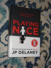 SIGNED Playing Nice by JP Delaney, 1st Edition 2020, HC/DJ, iTV Thriller Series picture