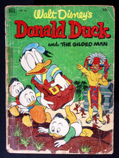 Four Color Comics #422 – Donald Duck and the Gilded Man (1952) –Carl Barks –Dell picture