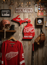 Detroit Red Wings 100th Anniversary Michigan Wall Art – Hockeytown 3D Sign picture