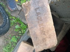 Authentic historical laclede st louis fire brick picture