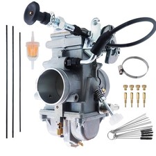 Carburetor & Choke Cable for Mikuni TM40 40MM Flat Slide Carb TM40-6 picture