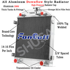 3 Rows Aluminum Radiator Fit 1928 1929 Ford Model A Flathead Engine AT picture