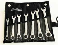 7pc Blackhawk By Proto Gear Ratcheting Ratchet Wrench Set Metric 12-Pt BW-1207MS picture