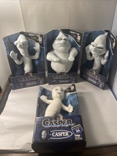 TYCO Casper Movie Plush Set 4 Casper Fatso Stretch Stinky Sealed New Pizza Hut picture