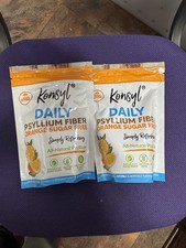 LOT of 2 Konsyl Daily Psyllium Fiber Orange Sugar Free Exp 08/24 NEW SEALED picture
