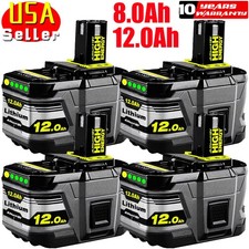 PACK For RYOBI 18V 12Ah P108 High Capacity Battery 18 Volt Lithium-Ion One Plus picture