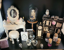 Miniature Halloween Gothic Dollhouse Accessories and Decorations 1:12 Scale picture