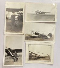 WWII Aviation Original TYPE 1 Photos 1938-41 B-18 Bolo BOMBER TWA Lindbergh B&W picture