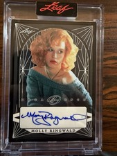 Molly Ringwald 2023 Leaf Decadence Pop Century Autograph Signature Black /7 picture