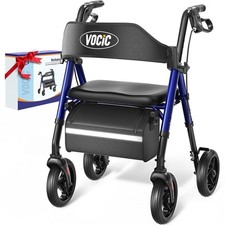 VOCIC Z21 Rollator Walker for Seniors with Seat, 8