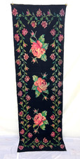 Vintage Bessarabian Kilim Rug Floral Moldovan Handwoven Flatweave Wool Runner picture